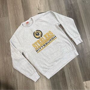 Homage NFL Pittsburgh Steelers Crew Neck Warm Soft Sweatshirt Medium Football